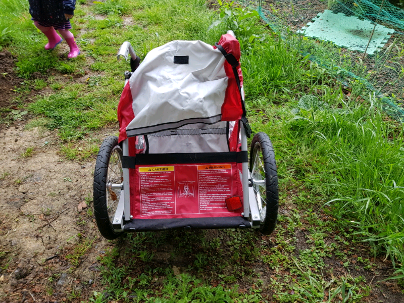 halfords single child bike trailer